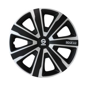 Τάσια Τροχών Palermo 16'' ασημί-μαύρο 4τμχ Sparco