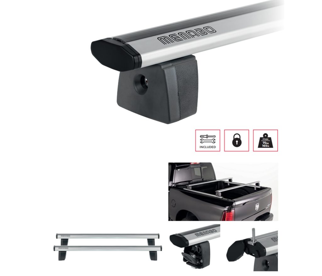 Εικόνα 6 από 7 — ΜΠΑΡΕΣ ΚΑΡΟΤΣΑΣ ΑΛΟΥΜΙΝΙΟΥ TBR – TRUCK BED RACK SYSTEM SILVER 172,8 cm ΣΕ ΑΣΗΜΙ ΧΡΩΜΑ ΓΙΑ PICKUP ΚΑΙ ΑΓΡΟΤΙΚΑ ΟΧΗΜΑΤΑ MENABO – 2 ΤΕΜ.