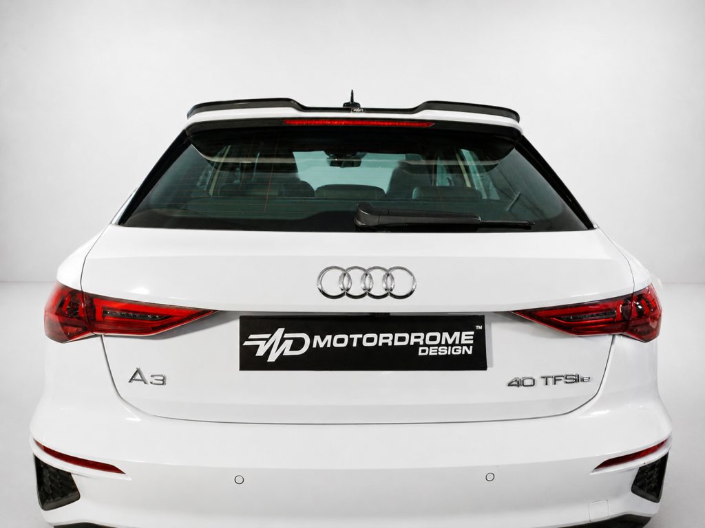 Εικόνα 3 από 4 — Motordrome – Επιπρόσθετη Αεροτομή για Audi RS3 / S3 / A3 S-Line 8Y Sportback – 1 Τεμ.  (A-545)