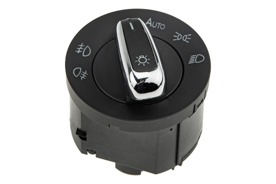 Εικόνα 1 από 5 — NTY – Διακόπτης Φώτων για VW Passat B7 / Passat Alltrack B7 / Passat B8 με ακριβή έλεγχο φωτισμού εξασφαλίζει σταθερή λειτουργία χωρίς αστοχίες OE 56D941431B – 1 Τεμ. (EWS-VW-154)