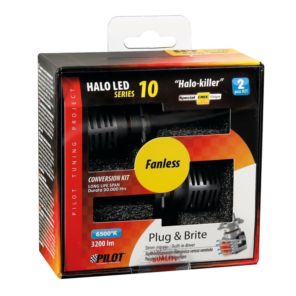 Εικόνα 7 από 7 — H7 HALO KILLER PX26d 9-32V -20W – 6500K – 3200lm HALO LED KIT SERIES 10 (12 LED ZES CHIPS) – 2 ΤΕΜ.