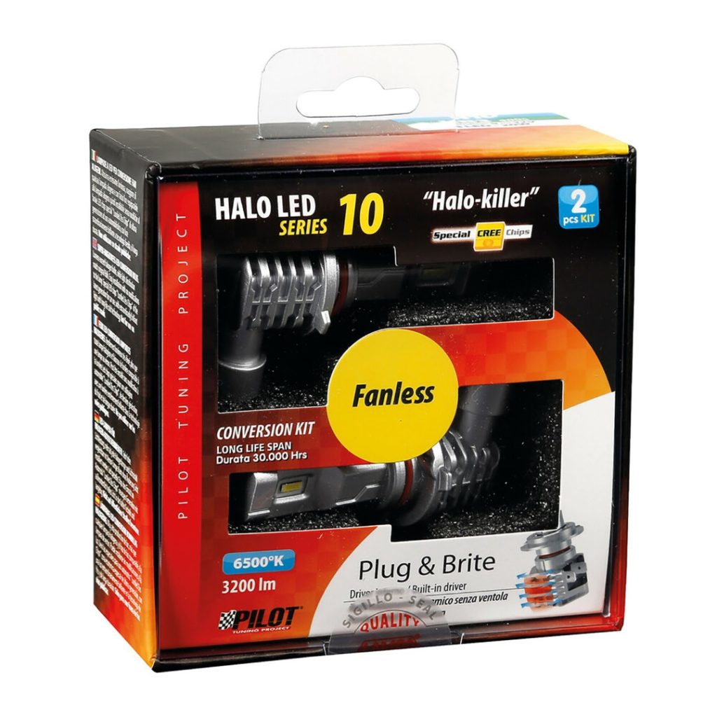 Εικόνα 4 από 4 — H10-HB3 9005 HALO KILLER P20d 9-32V -20W – 6500K – 3200lm HALO LED KIT SERIES 10 (12 LED ZES CHIPS) – 2 ΤΕΜ.