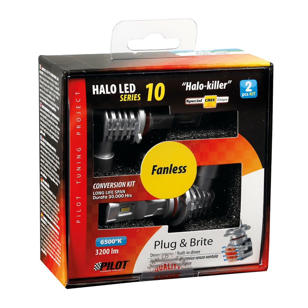 Εικόνα 4 από 4 — H10-HB3 9005 HALO KILLER P20d 9-32V -20W – 6500K – 3200lm HALO LED KIT SERIES 10 (12 LED ZES CHIPS) – 2 ΤΕΜ.
