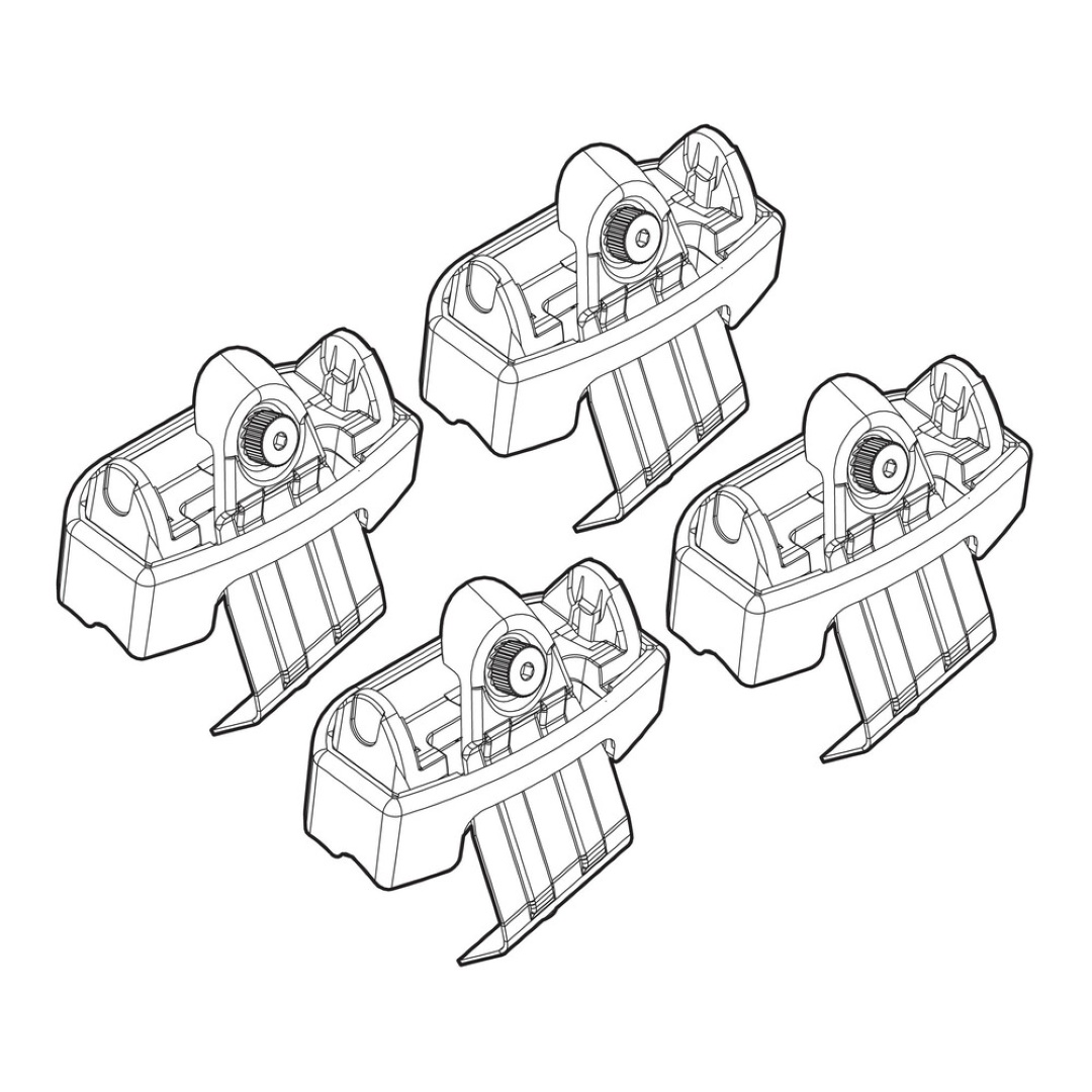 Εικόνα 1 από 2 — ΑΚΡΑ ΓΙΑ ΜΠΑΡΕΣ NORDRIVE ΓΙΑ SKODA RAPID SPACEBACK 11/13+ KIT