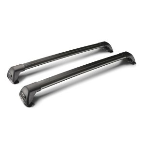 ΜΠΑΡΕΣ ΟΡΟΦΗΣ ΑΛΟΥΜΙΝΙΟΥ ΜΑΥΡΗ YAKIMA FLUSH BAR STANDARD 115cm ΜΕ ΚΛΕΙΔΙ - 2 TEM.