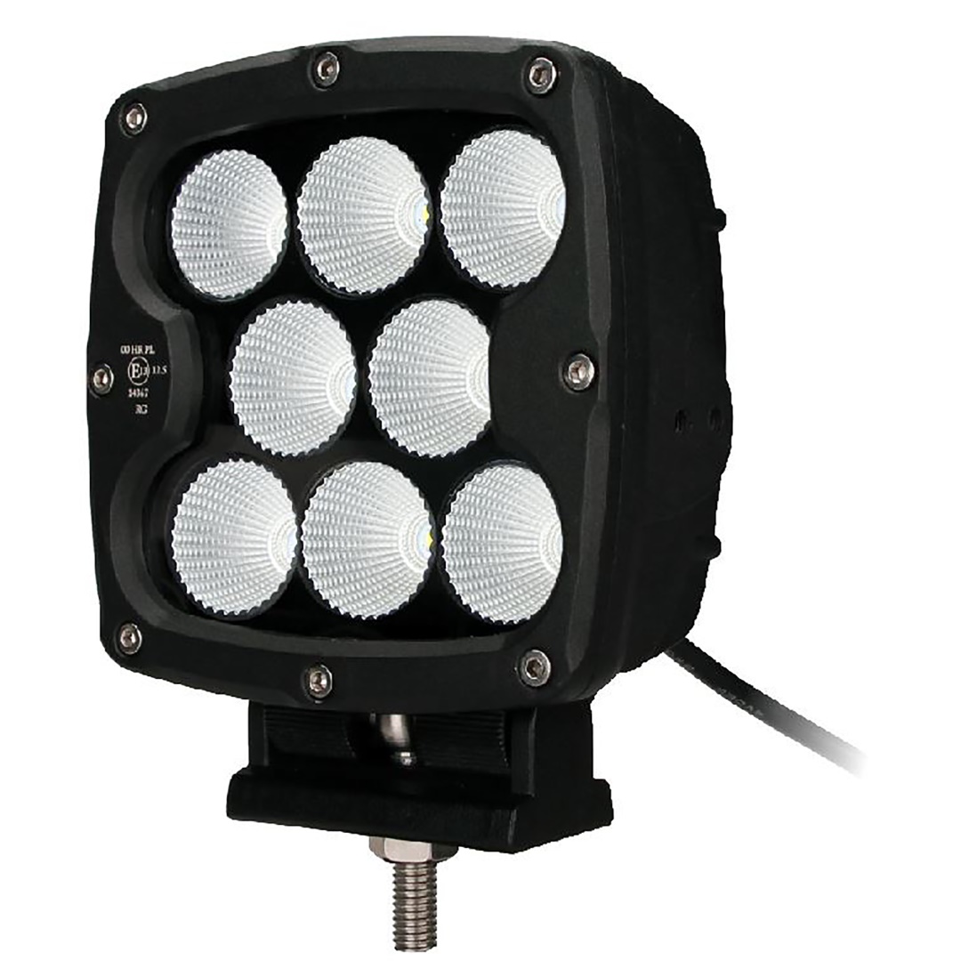 Εικόνα 2 από 3 — ΠΡΟΒΟΛΕΑΣ ΟΔΗΓΗΣΗΣ LED DRIVING LIGHTS  ΜΑΥΡΟΣ 10-32V 80W 5600lm 8 CREE LED ΤΕΤΡΑΓΩΝΟΣ (130 x 130 x 86 mm) M-TECH