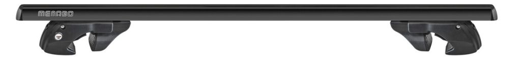 Εικόνα 2 από 9 — Menabo – Μπάρες Οροφής Αλουμινίου Sherman Black 120 cm Μαύρο για Subaru XV / Crosstrek 12/2022 >  5πορτο / SUV με Raised Rails – 2 τεμ. (12280/MB)