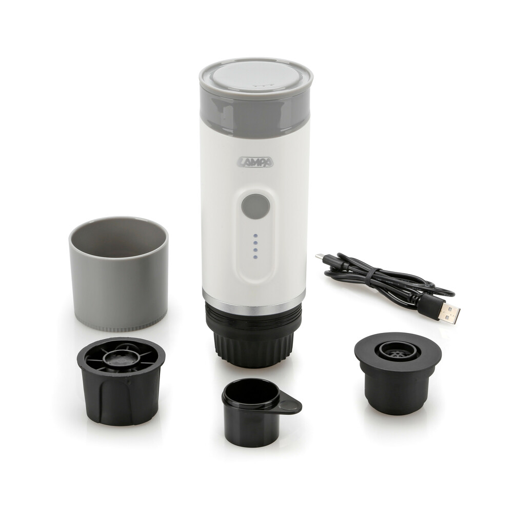 Εικόνα 2 από 7 — Lampa – Φορητή Μηχανή Espresso 15 Bar Cafyn Flow USB-C για Κάψουλες Νεσπρέσο & Αλεσμένο Καφέ, απολαύστε αυθεντικό καφέ παντού – 1 Τεμ. (L.9713.8)