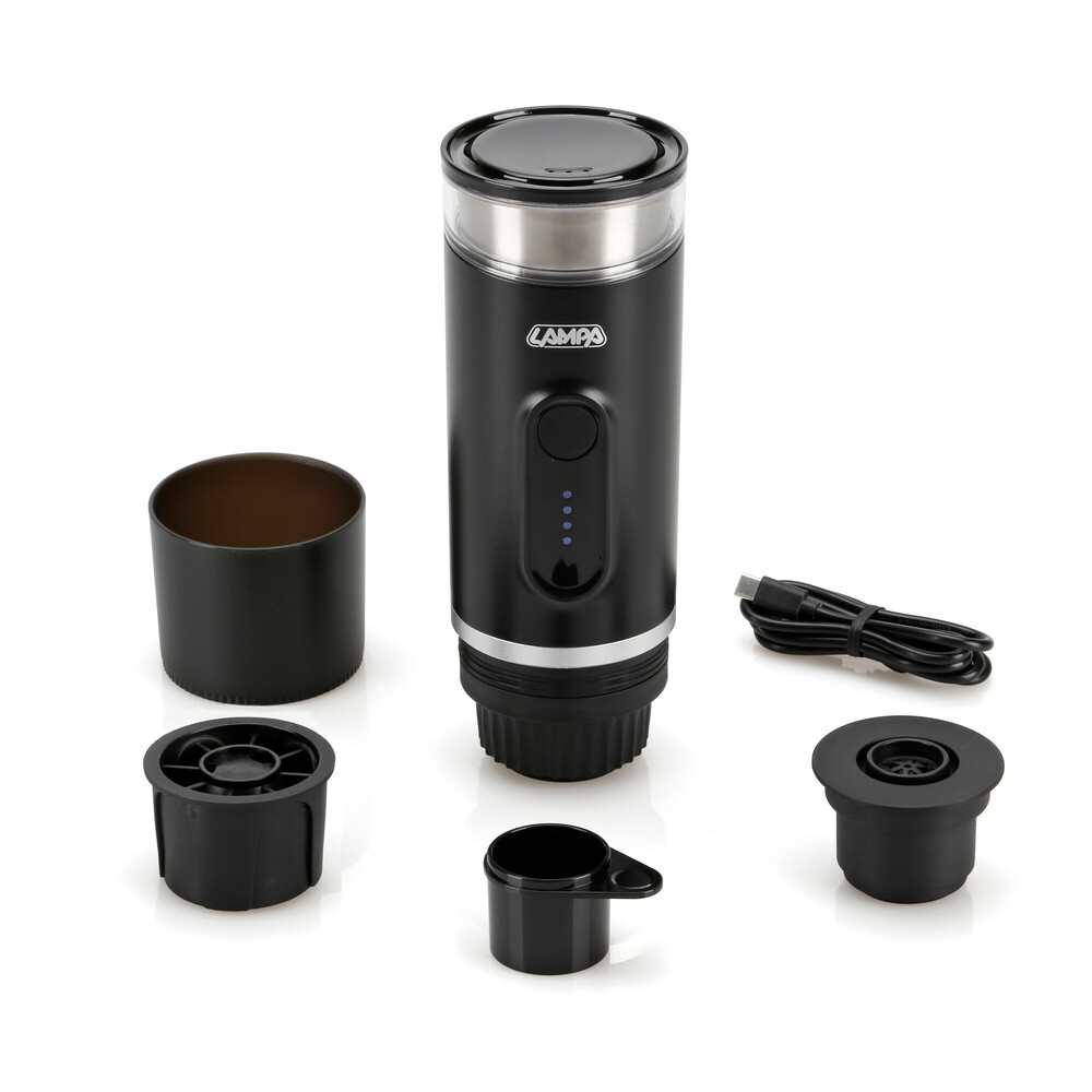 Εικόνα 2 από 9 — Lampa – Φορητή Μηχανή Espresso 15 Bar Cafyn Heat USB-C με Θέρμανση Νερού &amp; Συμβατότητα Νεσπρέσο/Αλεσμένου, απολαύστε αυθεντικό καφέ παντού – 1 Τεμ. (L.9713.9)